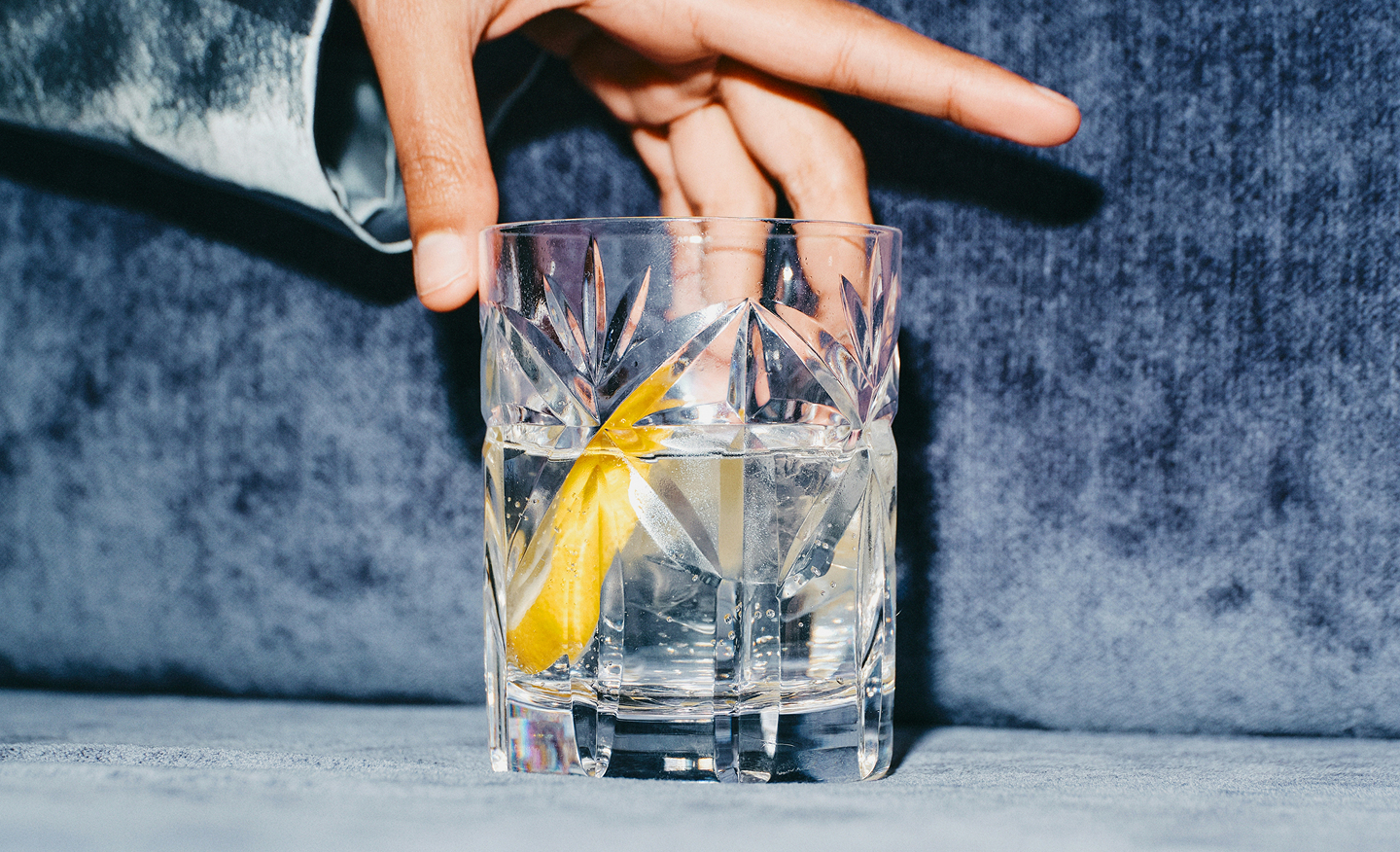 Glass of tequila